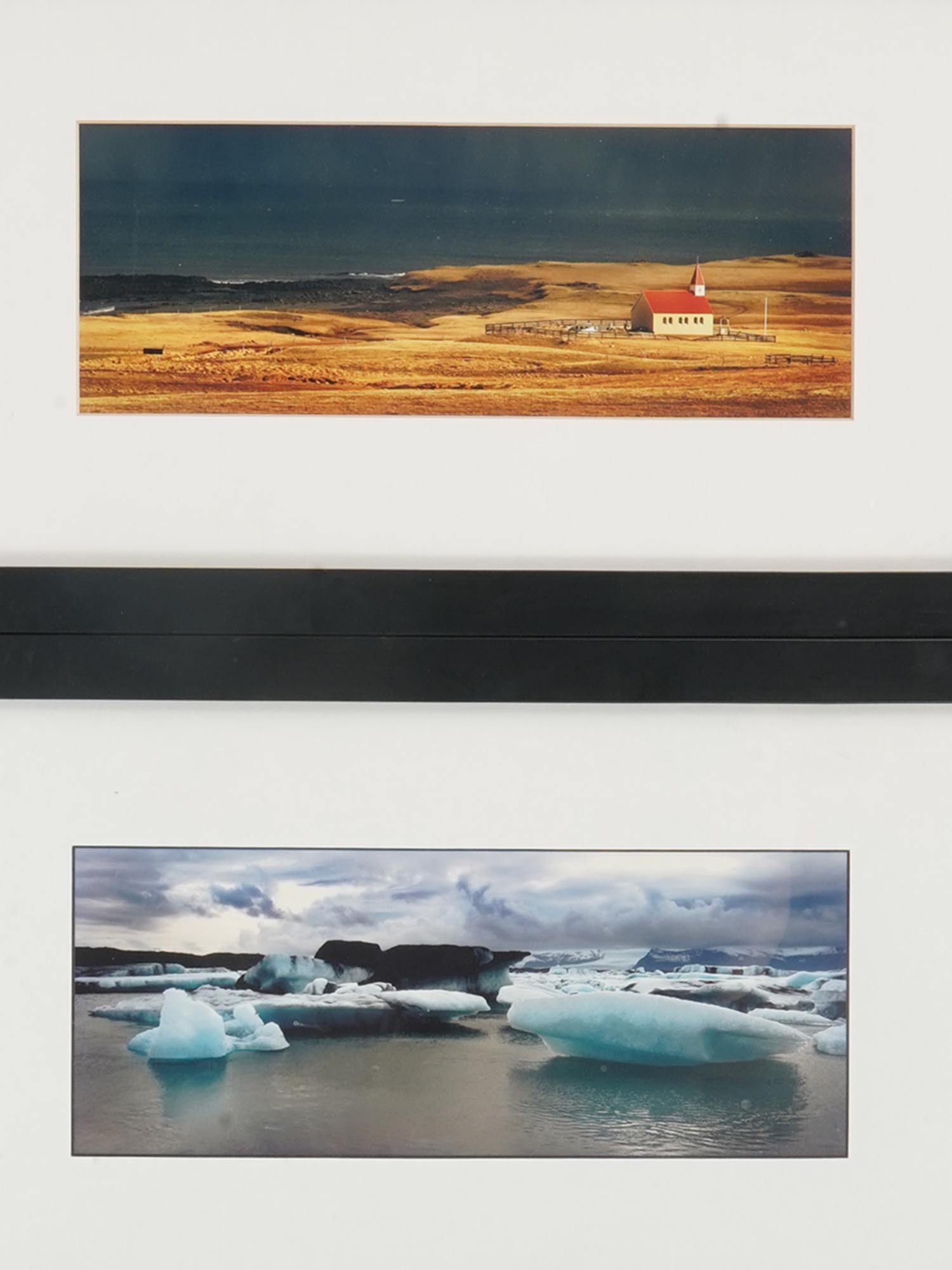 FOUR FRAMED ICELANDIC LANDSCAPE PHOTO PRINTS PIC-8